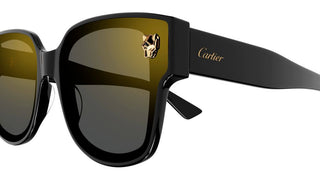 Cartier Panthère de Cartier CT0357SA women Black Squared Sunglasses