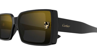 Cartier Panthère de Cartier CT0358S women Black Geometric Sunglasses