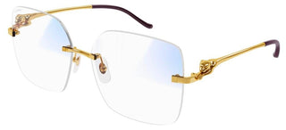 Cartier Panthère de Cartier CT0359S women Gold Visor Sunglasses