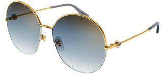 Cartier CT0360S women Gold Round Sunglasses