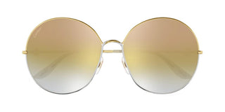 Cartier CT0360S women Gold Round Sunglasses