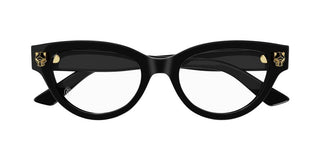 Cartier CT0372O women Black Cat Eye Eyeglasses