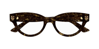 Cartier CT0372O women Havana Cat Eye Eyeglasses