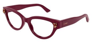 Cartier CT0372O women Red Cat Eye Eyeglasses