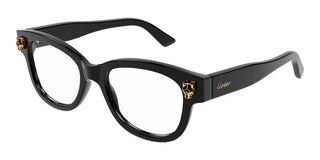 Cartier CT0373O women Black Squared Eyeglasses