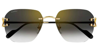 Cartier Signature C de Cartier CT0394S unisex Gold Geometric Sunglasses