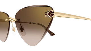 Cartier Panthère de Cartier CT0399S women Gold Cat Eye Sunglasses