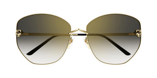 Cartier Panthère de Cartier CT0400S women Gold Butterfly Sunglasses