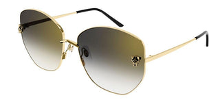 Cartier Panthère de Cartier CT0400S women Gold Butterfly Sunglasses