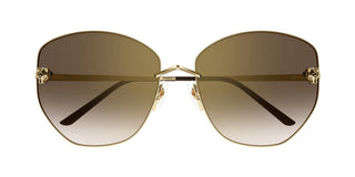 Cartier Panthère de Cartier CT0400S women Gold Butterfly Sunglasses