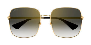 Cartier Signature C de Cartier CT0401S women Gold Geometric Sunglasses