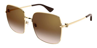 Cartier Signature C de Cartier CT0401S women Gold Geometric Sunglasses