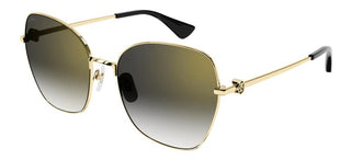 Cartier Signature C de Cartier CT0402S women Gold Squared Sunglasses