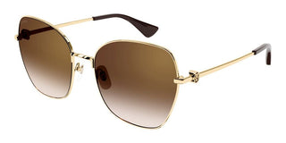 Cartier Signature C de Cartier CT0402S women Gold Squared Sunglasses