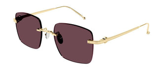 Cartier CT0403S men Gold Geometric Sunglasses