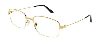 Cartier Santos de Cartier CT0406O men Gold Geometric Eyeglasses