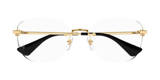 Cartier CT0414O women Gold Geometric Eyeglasses