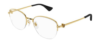 Cartier Signature C de Cartier CT0415OA women Gold Round Eyeglasses