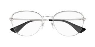 Cartier Signature C de Cartier CT0415OA women Silver Round Eyeglasses