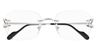 Cartier Signature C de Cartier CT0416O unisex Silver Visor Eyeglasses