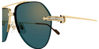 Cartier Première de Cartier CT0427S men Gold Pilot Sunglasses