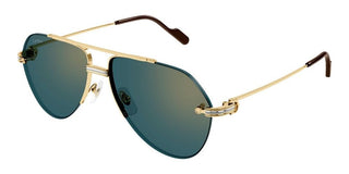 Cartier Première de Cartier CT0427S men Gold Pilot Sunglasses