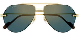 Cartier Première de Cartier CT0427S men Gold Pilot Sunglasses