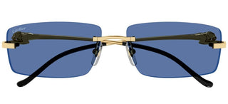 Cartier Panthère de Cartier CT0430S unisex Gold Squared Sunglasses