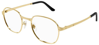 Cartier Santos de Cartier CT0441O men Gold Round Eyeglasses