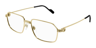 Cartier Première de Cartier CT0445O men Gold Squared Eyeglasses