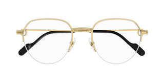 Cartier Première de Cartier CT0446O men Gold Round Eyeglasses