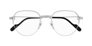 Cartier Première de Cartier CT0446O men Silver Round Eyeglasses