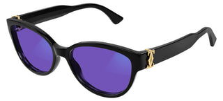 Cartier Signature C de Cartier CT0450S women Black Cat Eye Sunglasses