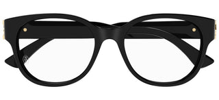 Cartier Signature C de Cartier CT0452OA women Black Squared Eyeglasses