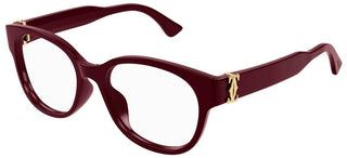 Cartier Signature C de Cartier CT0452OA women Red Squared Eyeglasses