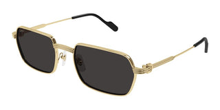 Cartier Première de Cartier CT0463S men Gold Rectangle Sunglasses