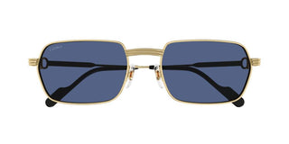 Cartier Première de Cartier CT0463S men Gold Rectangle Sunglasses