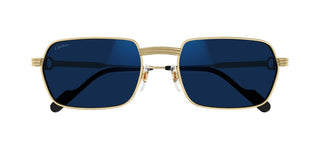 Cartier Première de Cartier CT0463S men Gold Rectangle Sunglasses