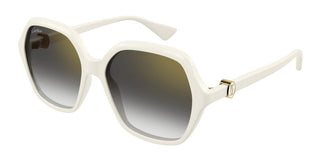 Cartier Signature C de Cartier CT0470S women White Oversize Sunglasses