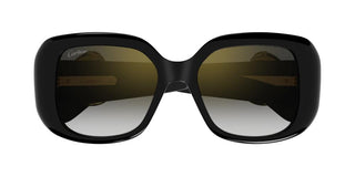 Cartier Panthère De Cartier Ct0471s Women Black Oversize Sunglasses