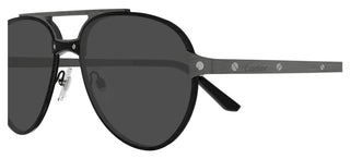 Cartier CT0476S men Black Pilot Sunglasses