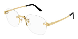 Cartier Ct0478o Men Gold Pantos Eyeglasses