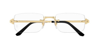 Cartier CT0479O men Black Squared Eyeglasses