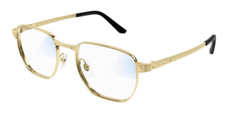 Cartier Santos de Cartier CT0480S men Gold Squared Sunglasses