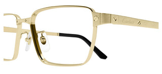 Cartier Ct0482oa Men Gold Rectangle Eyeglasses