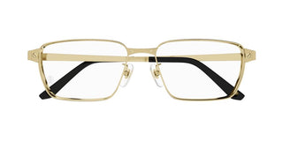 Cartier Ct0482oa Men Gold Rectangle Eyeglasses