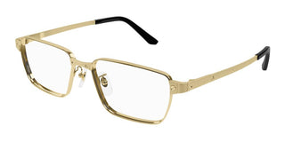 Cartier Ct0482oa Men Gold Rectangle Eyeglasses