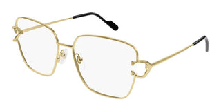 Cartier CT0486O women Gold Cat Eye Eyeglasses