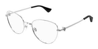 Cartier Ct0490o Women Silver Cat Eye Eyeglasses