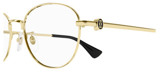 Cartier Ct0491oa Women Gold Round Eyeglasses